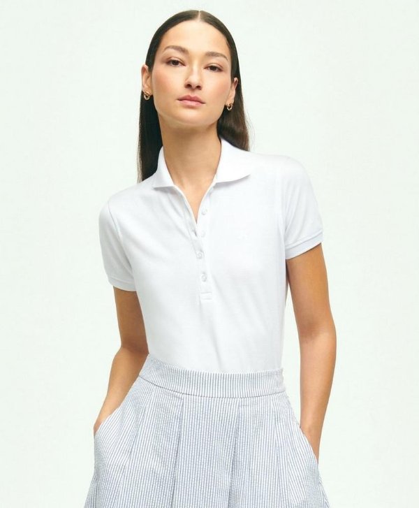 Supima® Cotton Stretch Pique Polo Shirt