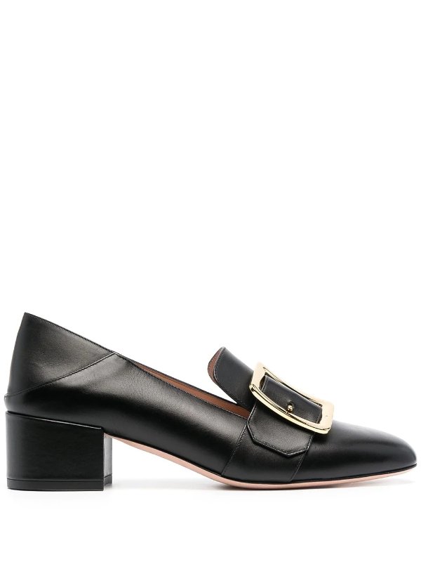 Janelle 40 mm leather loafers