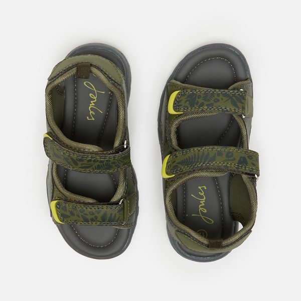 Rockwell Printed Sandal With Velcro Fastening