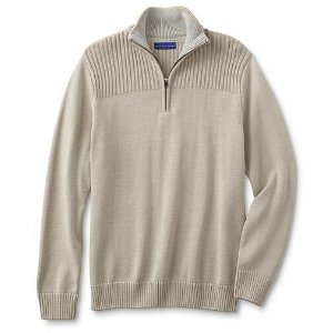 Simply Styled Men's Quarter-Zip Sweater