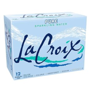 LaCroix Sparkling Water, Pure, 12 Fl Oz (Pack of 12)