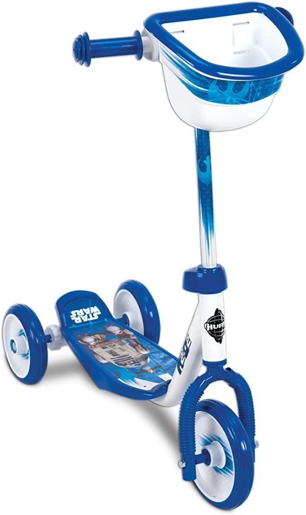 Kids Preschool Scooter for Boys Disney Pixar Cars & Toy Story, Star Wars, Marvel Spider-Man, 3 Wheel Toy