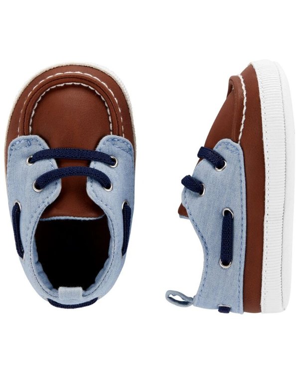 Colorblock Baby Boat Shoes