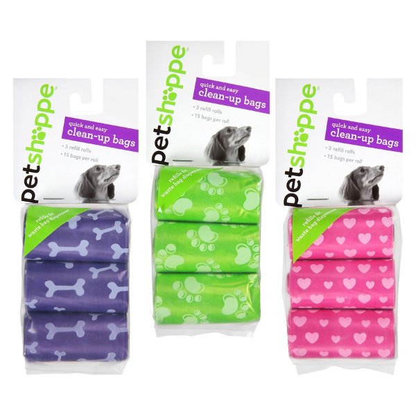 Petshoppe Clean Up Bags Refill Assorted