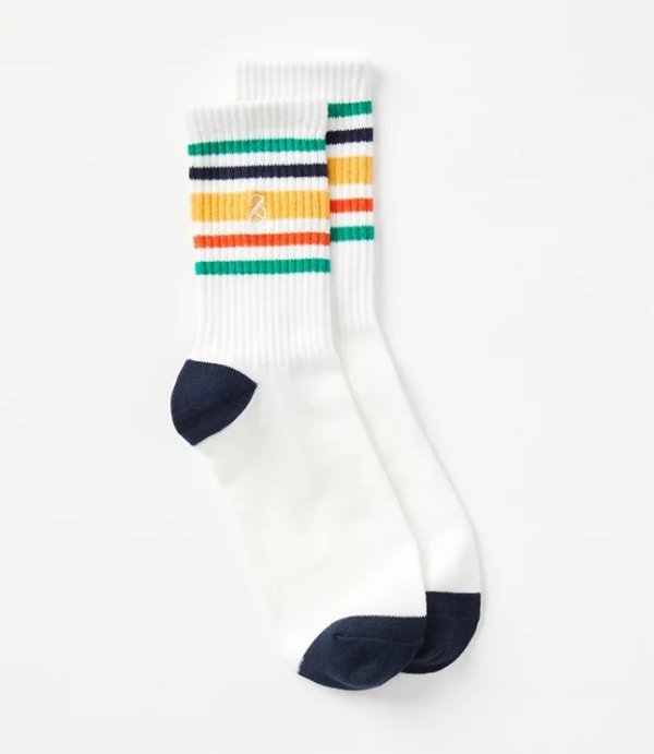 Lou & Grey Striped Crew Socks | LOFT
