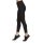 Women's High Rise Capri Leggings Black XL