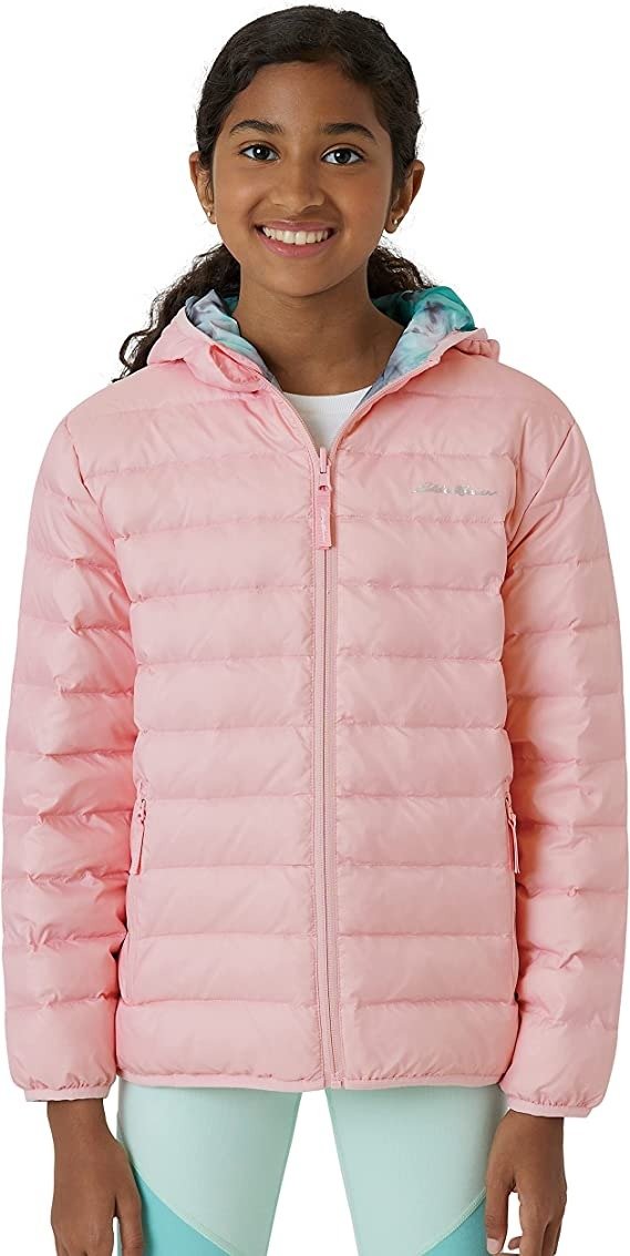 Kids' Reversible Jacket - Lightweight Waterproof Quilted Down Raincoat for Boys and Girls (3-20)