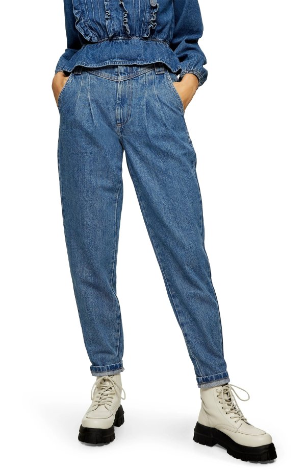 Seamed Mom Jeans