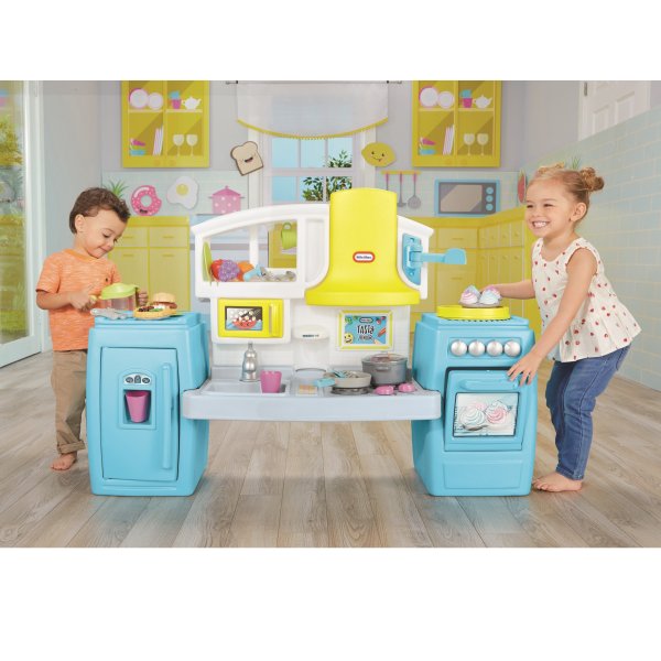 Tasty Jr. Bake 'n Share Play Kitchen with 40+ Piece Accessory Set