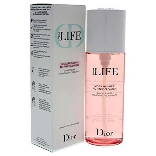 Christian Dior Hydra Life Micellar Water No Rinse Cleanser for Women, 6.7 Ounce @ Amazon.com