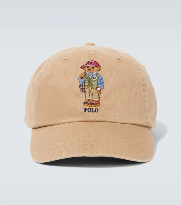 Polo Bear cotton twill baseball cap
