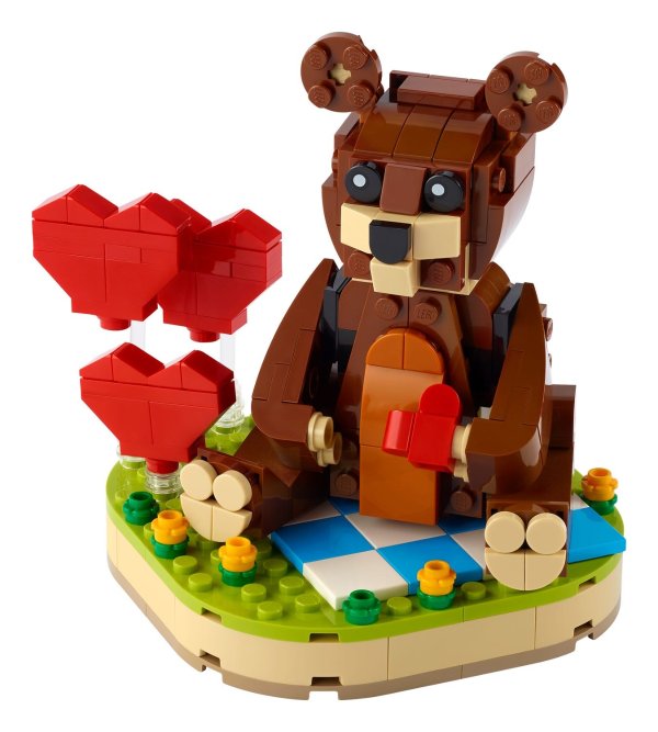 Valentine's Brown Bear 40462 情人节小熊