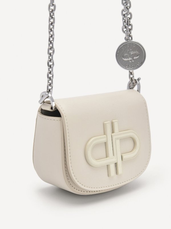 PEDRO Icon Leather Micro Sling Pouch - Beige