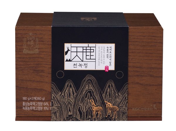 Cheon Nok Extract: Red Ginseng & Deer Antler Velvet Premium Extract (2 x 180g Bottles)