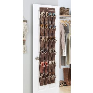 Whitmor 6351-1253-JAVA Fashion Color Organizer Collection Over-the-Door Shoe Organizer, Java @ Amazon