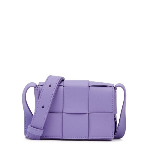 Bottega VenetaCandy Cassette Intrecciato mini leather cross-body bag