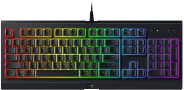 Razer 萨诺狼蛛 RGB 薄膜游戏键盘