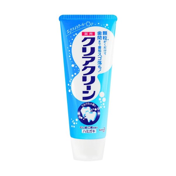 日本KAO花王 颗粒除口臭牙垢牙膏美 超爽薄荷味120g