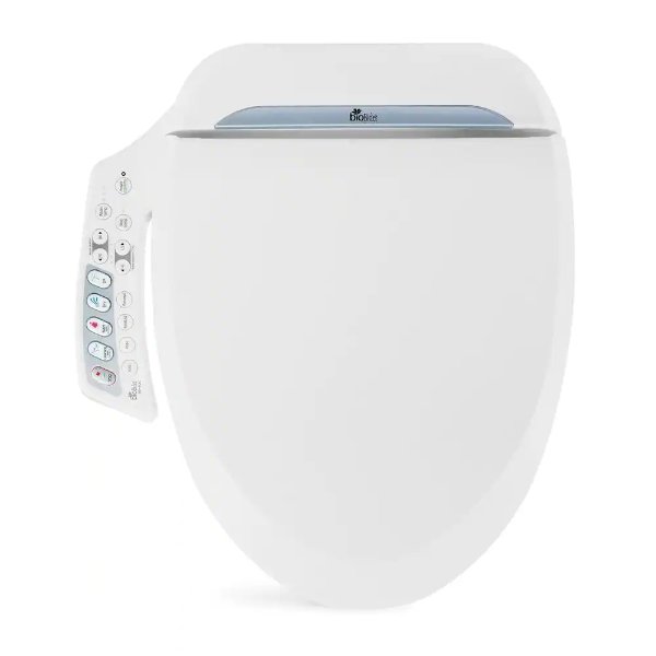 Ultimate Series Electric Bidet Seat for Elongated Toilets in White
