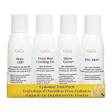 Epilating Trial Pack, Pre- and Post-Waxing Treatments, 2 oz each