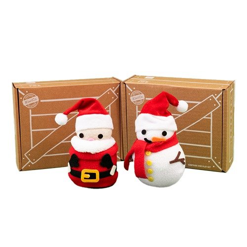 Santa and Snowman Wobbler (2-Pack)
