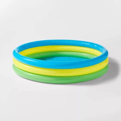 3 Ring Kiddie Pool Blue