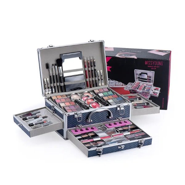 Small Canvas Makeup Bag Aesthetic Printed Storage - Temu