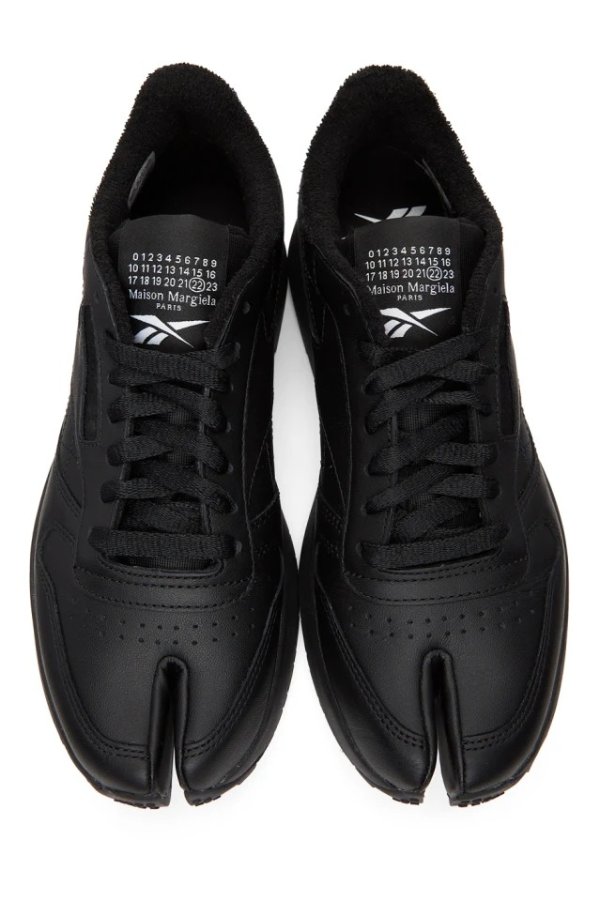 Black Reebok Edition Classic Leather Tabi Sneakers