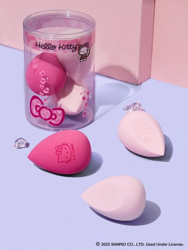 X Hello Kitty and Friends 3pcs Makeup Beauty Egg
