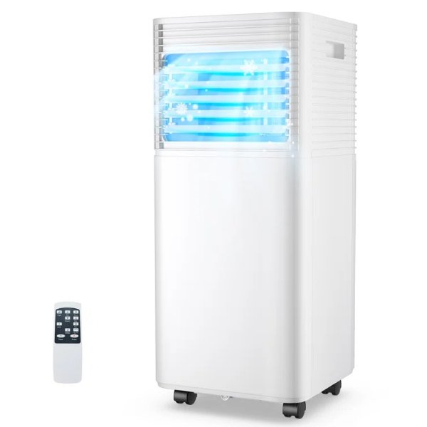 10000 BTU Portable Air Conditioner for 350 Square Feet Sq. Ft. with Remote Included