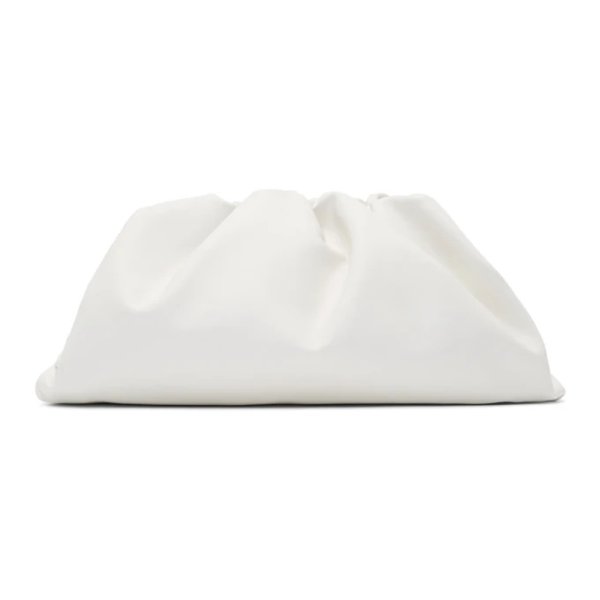 White Oversized 'The Pouch' Clutch