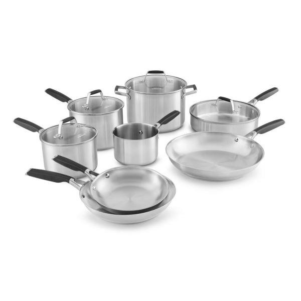 Select 12-Piece Stainless Steel Cookware Set
