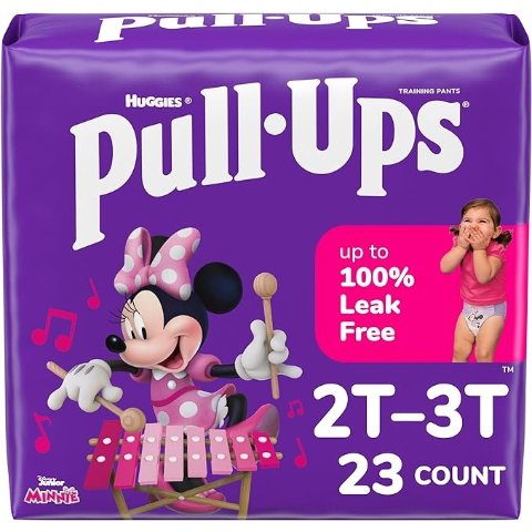 Pull-Ups 女童训练纸尿裤, Size 4, 2T-3T, 23 片