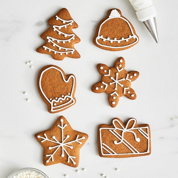 Christmas Mini Cookie Cutters, Set of 6 | Sur La Table