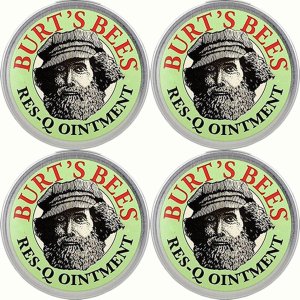 Burt's Bees 100% Natural Res-Q Ointment, 0.3 Ounces (Pack of 4)