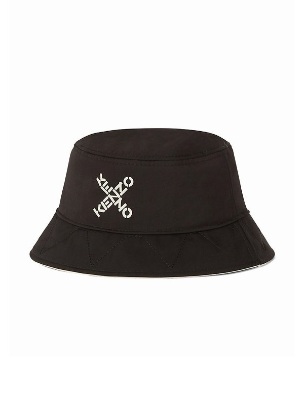 Reversible X-Logo Bucket Hat