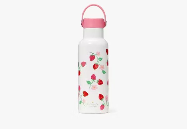 Strawberry Vine Stainless Steel Water Bottle