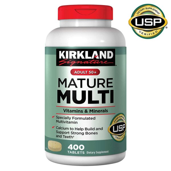 Signature Adult 50+ Mature Multi Vitamins & Minerals, 400 Tablets