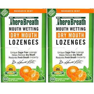 TheraBreath Dry Mouth Dentist Formulated Lozenges