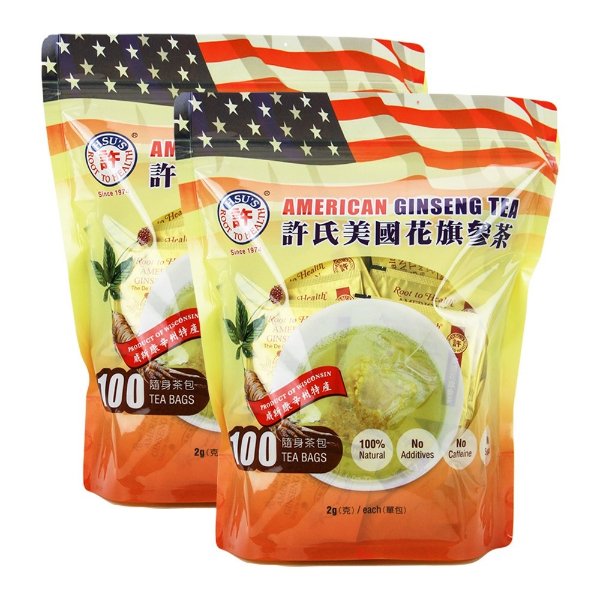 America Ginseng Tea 100 Economic Bag Buy 1 get 1 Free