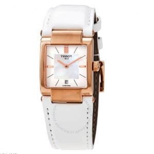 TISSOT T-Collection Mother of Pearl Dial Ladies Leather Watch