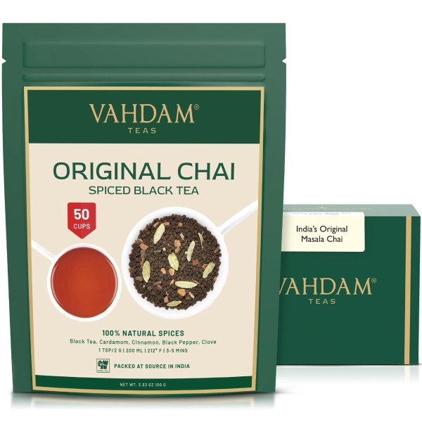 India's Original Masala Chai Tea Loose Leaf - 3.53oz