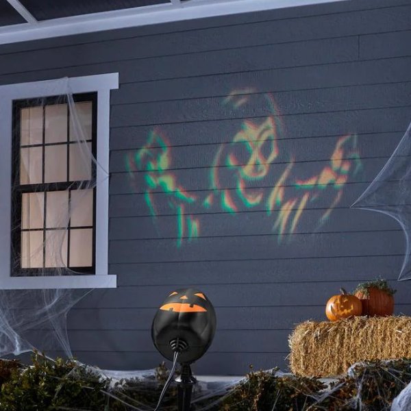 Halloween Projection-WaveMotion with 6 Color Changing Slides
