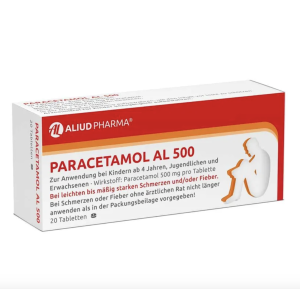 20粒仅€1.05 应对疫苗后发烧反应打疫苗了吗？Paracetamol AL 500 退烧药可以准备起来