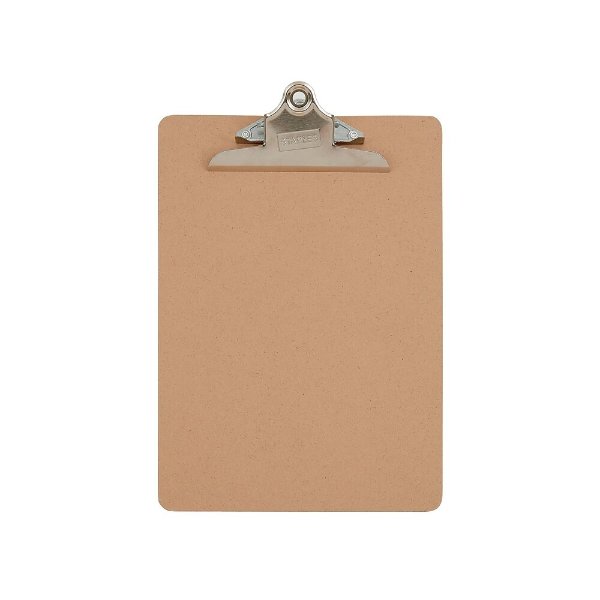 Staples Wood Clipboards, Natural Brown, 3/Pack (44291)