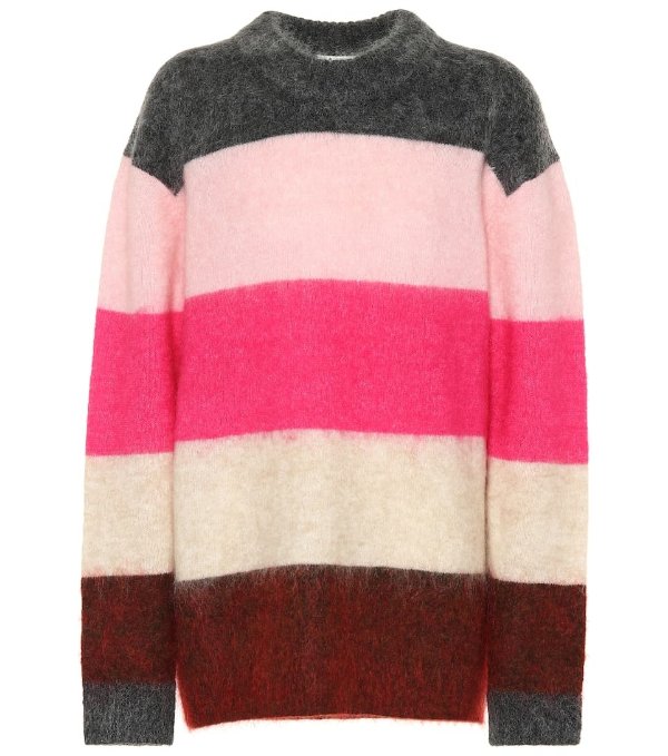 Exclusive to Mytheresa – Albah striped mohair-blend sweater