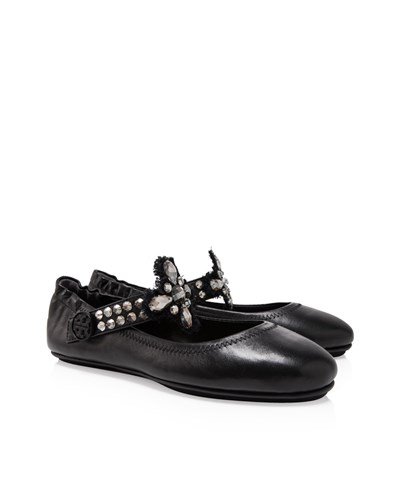 Minnie Embellished Two-Way Ballet Flats