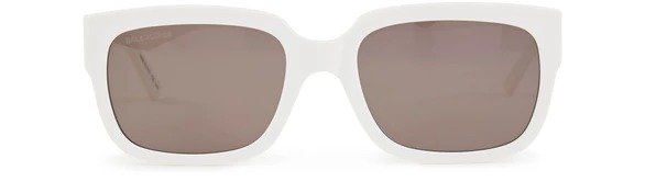 Flat D-Frame sun glasses