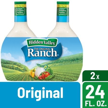 Hidden Valley Original Ranch Salad Dressing & Topping, Gluten Free - 24 Ounce Bottle - 2 Pack