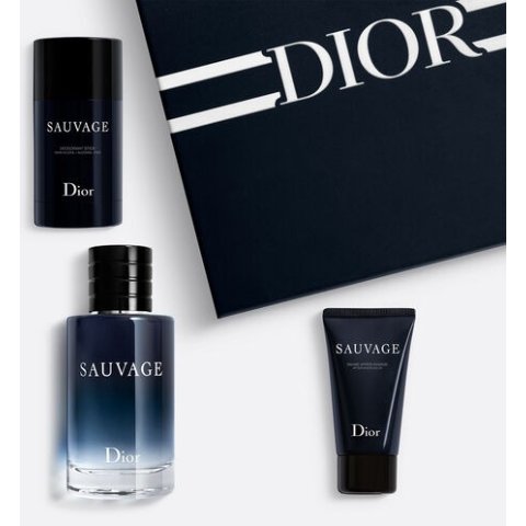 DiorSauvage Gift Set Fragrance set - eau de toilette, after-shave balm and deodorant stick